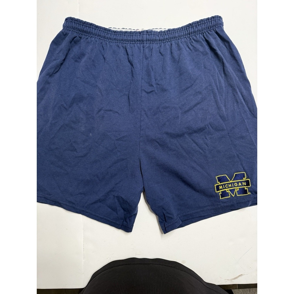 Vintage Dodger Sportswear Made In USA Michigan Wolverines Shorts‎ 6in Large